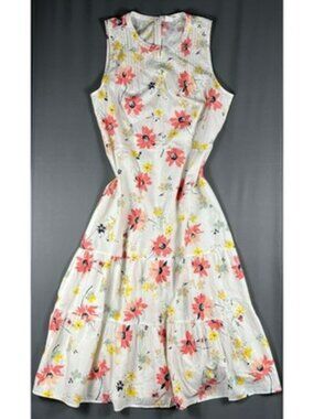 Gap Floral Midi Dress Cottagecore EUC 10